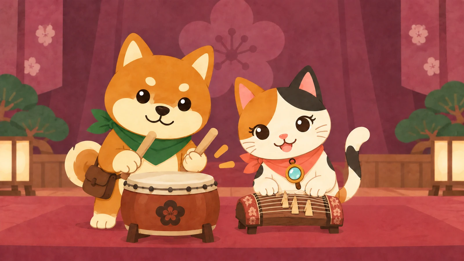 Illustration for “33rd Saitama Taiko Expert 2026” (michimikke)