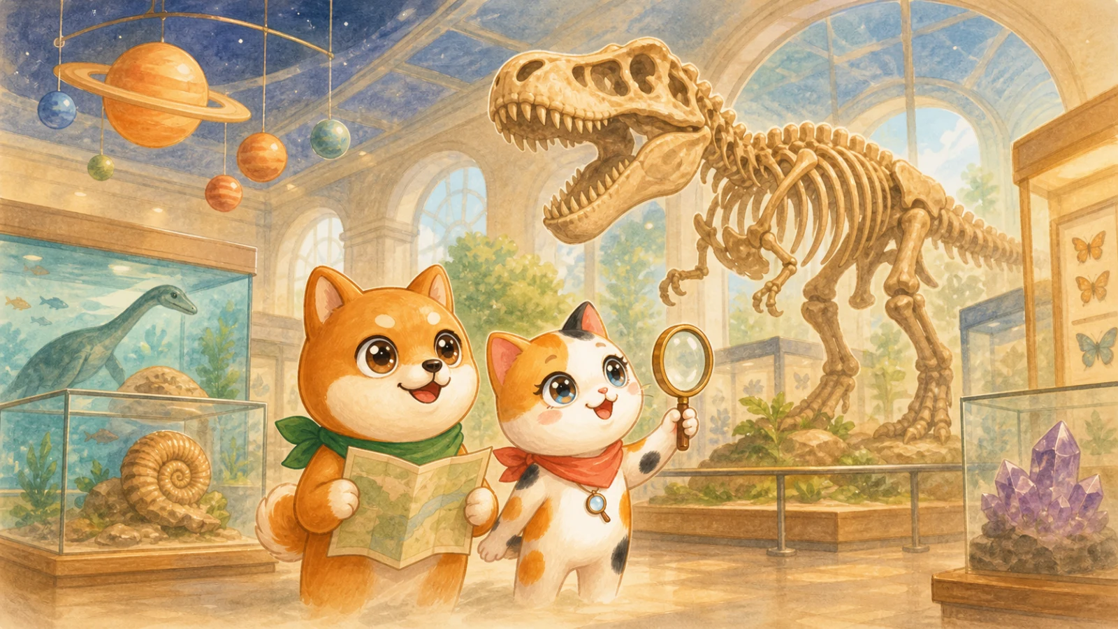 「ちょこっと体験「「浜松の偉人」のミニガイドブックを作ろう！」」のイメージイラスト（みちみっけ）
